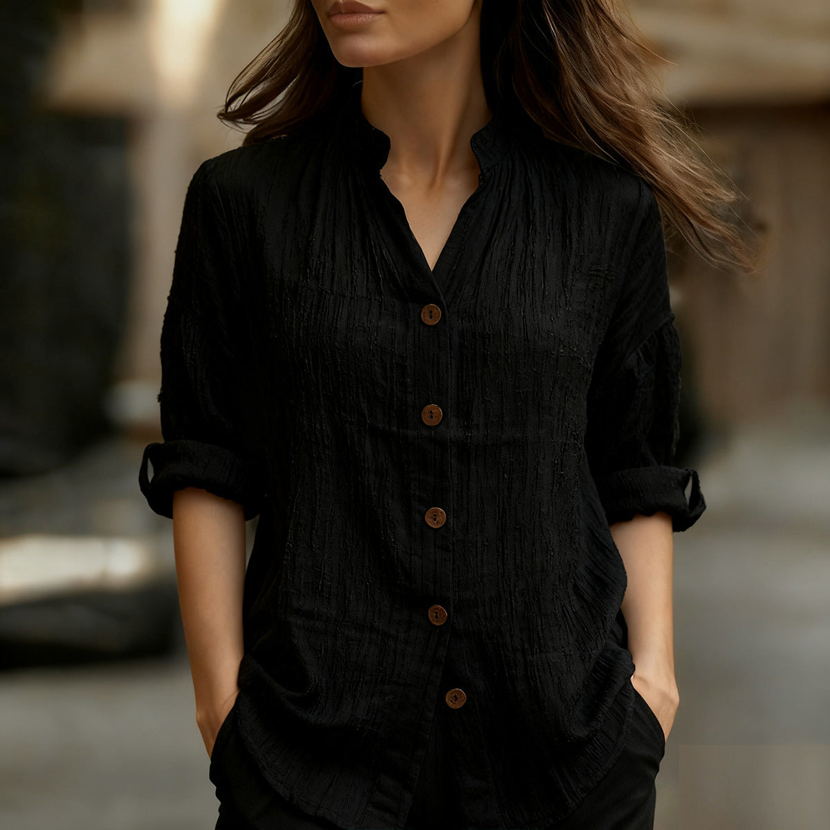 Long Sleeve Button-up Shirt